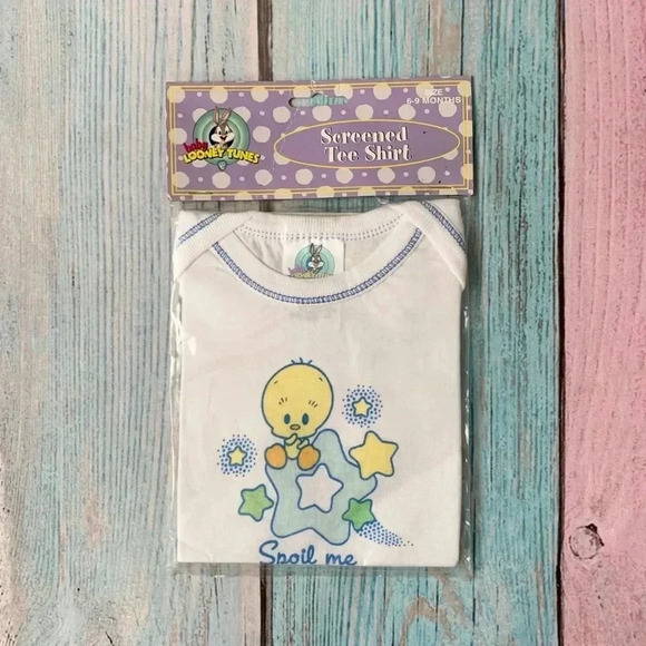 Baby looney tunes screened tee shirt deadstock - Picture 1 of 6